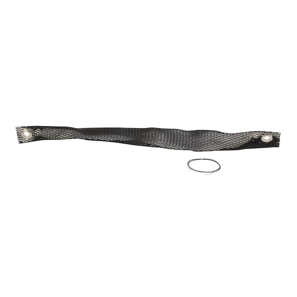 DIESEL TANK SNAKE 24", 2" DIAMETER, BLACK 18.5" x4" x1"